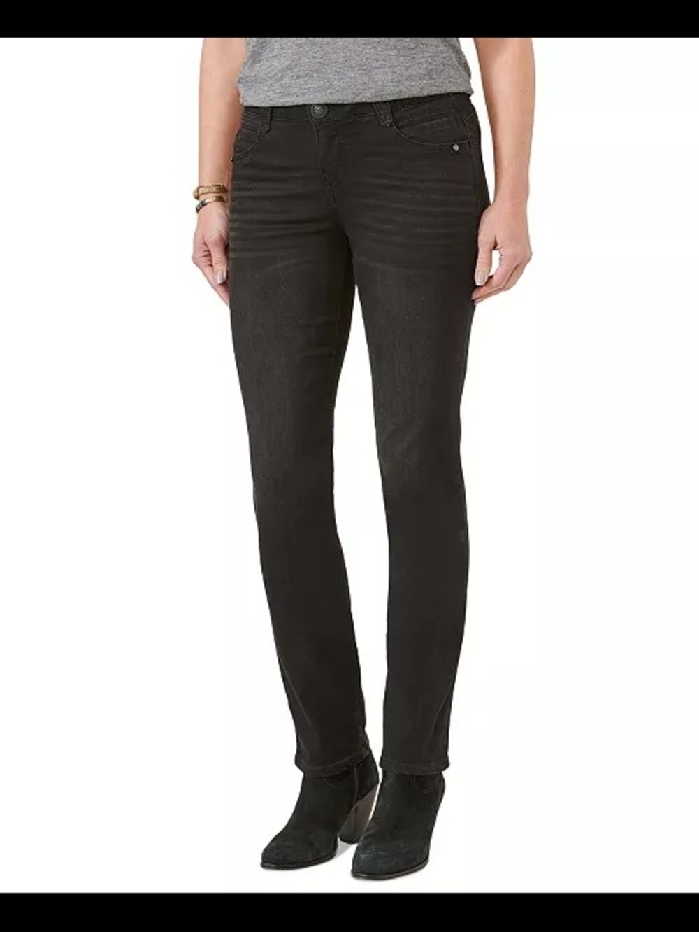 Democracy
Women's "Ab" Solution Mid-Rise Straight-Leg Jeans